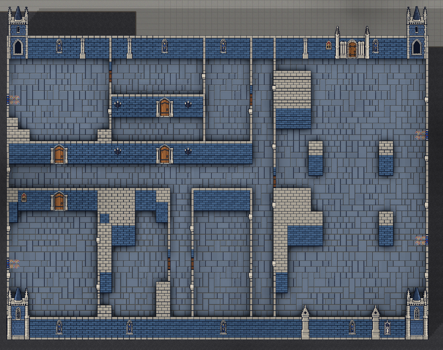 The same building with ambient occlusion enabled